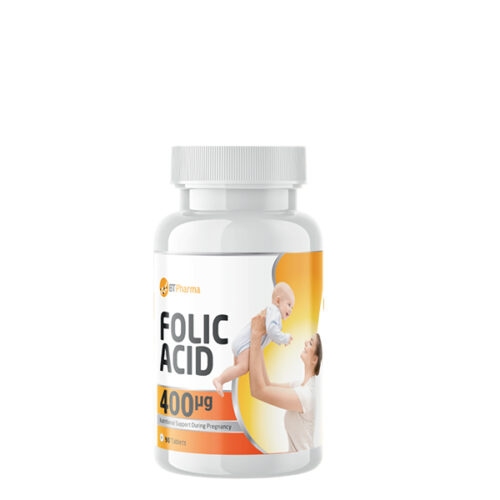 Bt Pharma Folic Acid 400 Mcg 90Tab