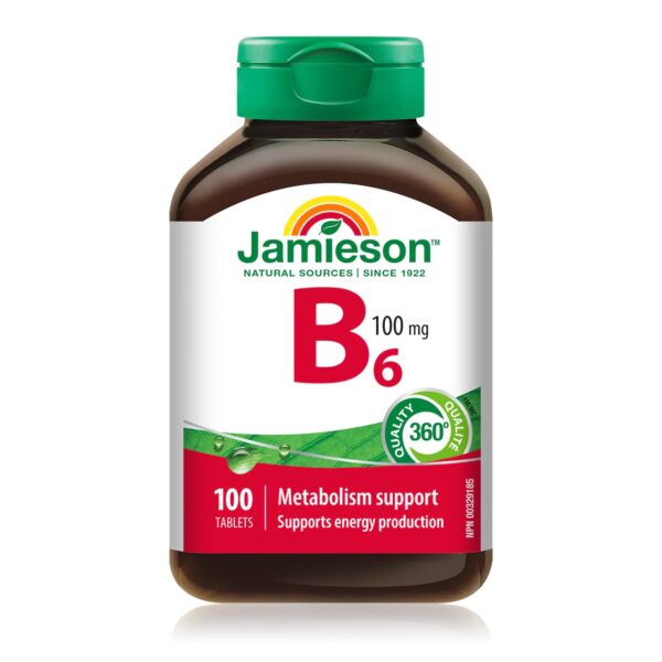 Jamieson Vitamin B6 25mg 100 Tablet
