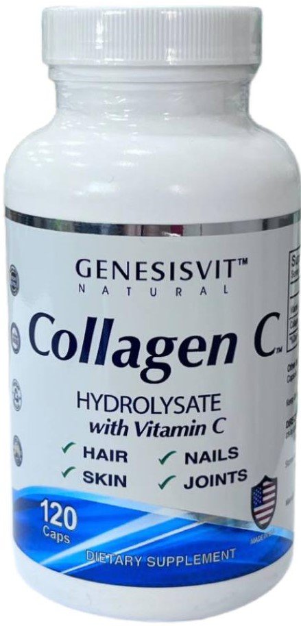 inbound1068551248920122863 Genesisvit Collagen C, 120 Capsule كولاجين سي جينسيس فيت ١٢٠كبسولة