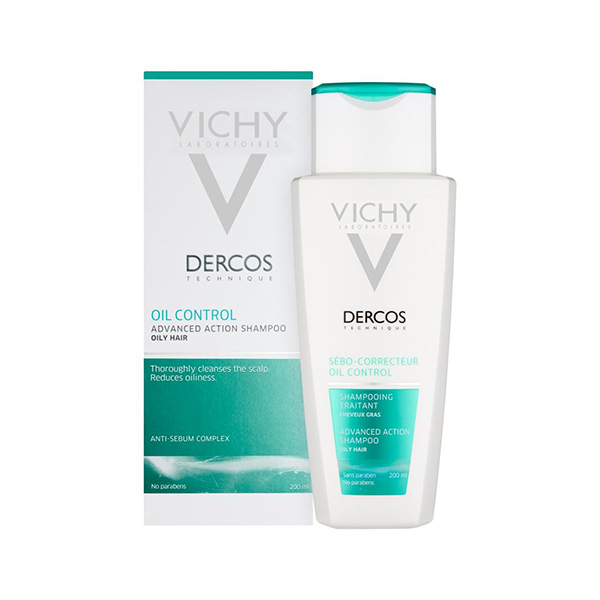3337871311346_4 فيتشي ديركوس شامبو التحكم بالزيت للشعر الدهني 200 مل Vichy Dercos Oil Control For Oily Hair Shampoo 200Ml