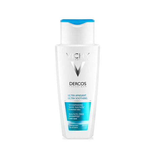 Vichy Dercos Ultra Soothing For Dry Hair Shampoo 200Mlفيتشي ديركوس شامبو ألترا سوثينج للشعر الجاف 200 مل