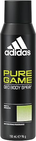 adidas pure game deo body spray 150ml