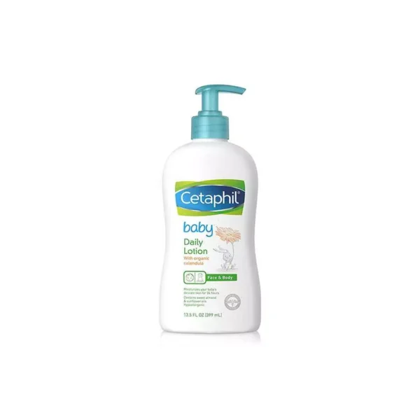 Cetaphil Baby Daily Lotion With Organic Calendula 400ML سيتافيل لوشن يومي للأطفال بالآذريون العضوي 400 مل