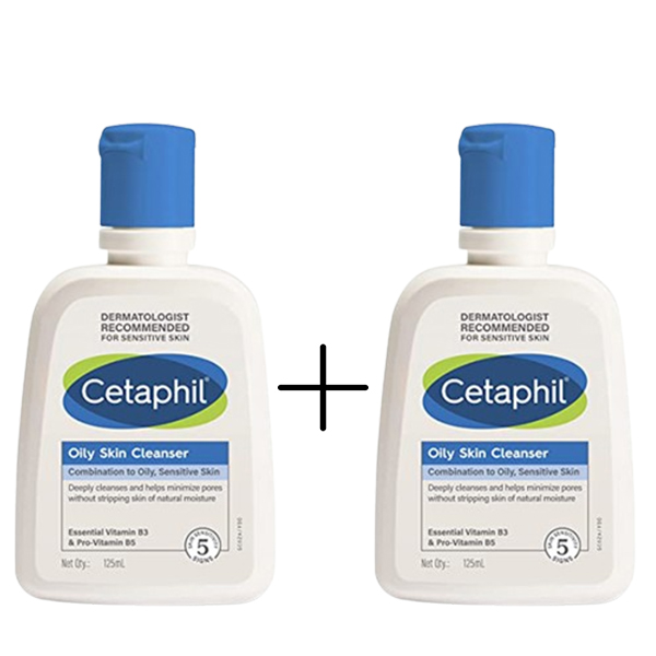 Cetaphil-Oily-Skin-Cleanser-125Ml-Offer سيتافيل غسول منظف للوجه للبشرة الدهنية 125 مل عرض