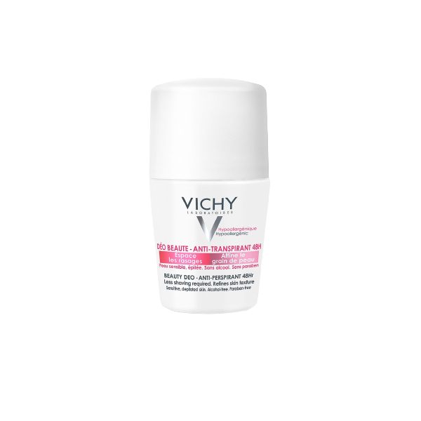 Vichy Deodorant Beauty 48H Rol On 50Ml فيتشي مزيل العرق بيوتي رول اون 48 ساعة 50 مل Vichy Deodorant Beauty 48H Roll On 50Ml