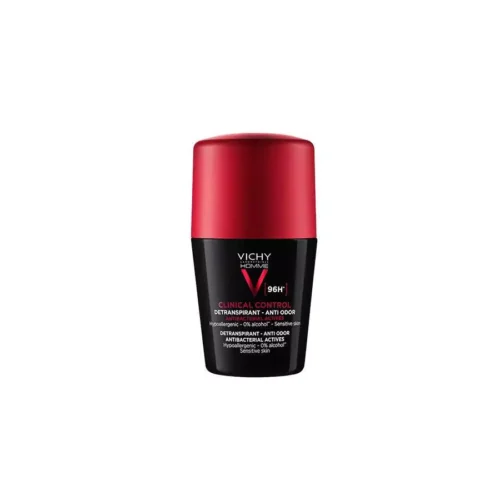 Vichy Deodorant Clinical Control 96H For Men 50MLفيتشي كلينيكال كونترول مزيل العرق 96 ساعة للرجال 50 مل