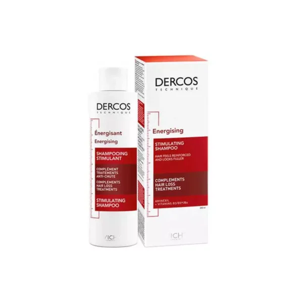 Vichy-Dercos-Energizing-Shampoo-200Ml فيتشي ديركوس شامبو الشعر المنشط، لتنعيم الشعر 200 مل