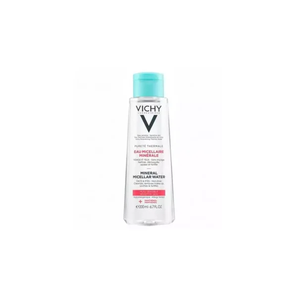 Vichy Mineral Micellar Water 200 Ml فيتشي مياه ميسيلار المعدنية للبشرة الحساسة 200 مل Vichy Mineral Micellar Water 200Ml