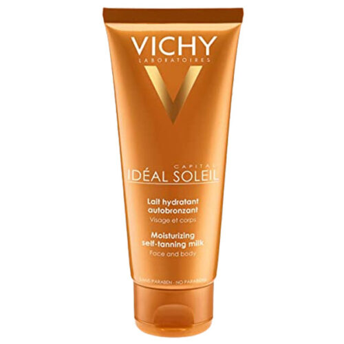 Vichy Moisturizing Self-Tanning Milk 100Mlفيتشي لوشن تسمير الجسم والوجه وترطيبها 100 مل
