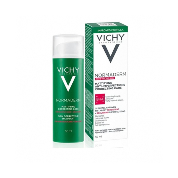 Vichy-Normaderm-Anti-Blemish-Cream-50Ml فيتشي نورماديرم كريم مرطب مضاد للشوائب 50 مل Vichy Normaderm Anti Blemish Cream 50Ml