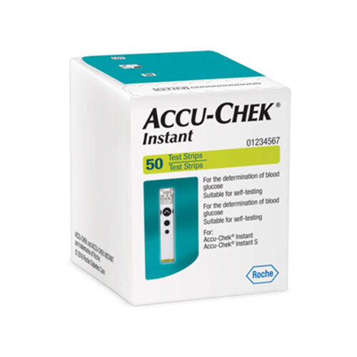 Accu Chek Instant Blood Glucose Test -50 Strip اكيو تشيك انستانت 50 شريحة