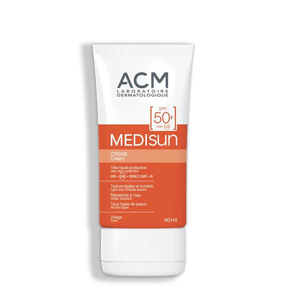 Acm Medisun Invisible Sunscreen Cream Spf50+ (40ML)      اي سي ام ميدسون كريم واقي شمس بعامل حماية 50 (40مل)