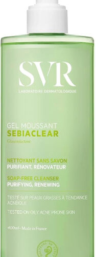 Svr Sebiaclear Gel Moussant 400Ml أس في أر سيبي موسانت جل تنظيف البشرة 400 مل