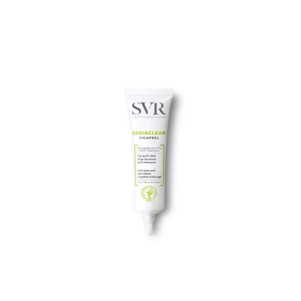 Svr Sebiaclear Cicapeel Invisible Spot Gel 15ML   جل المعالجة الفورية للبثور والعيوب (15 مل)