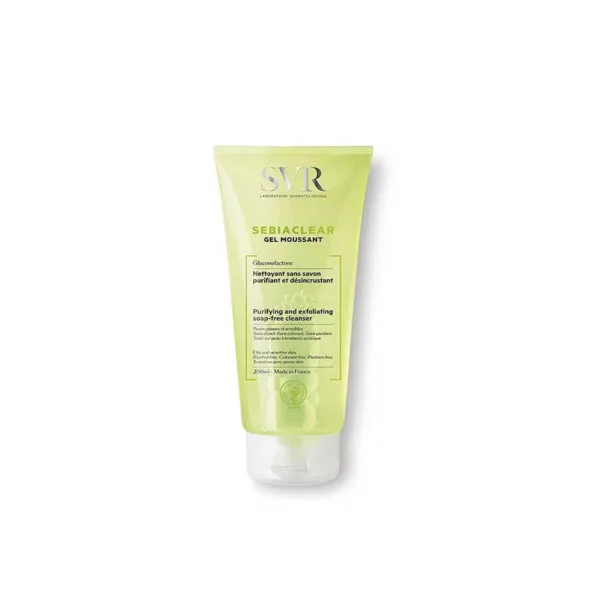 SVR Sebiaclear Gel Moussant 200Ml  أس في أر سيبي موسانت جل تنظيف البشرة 200 مل