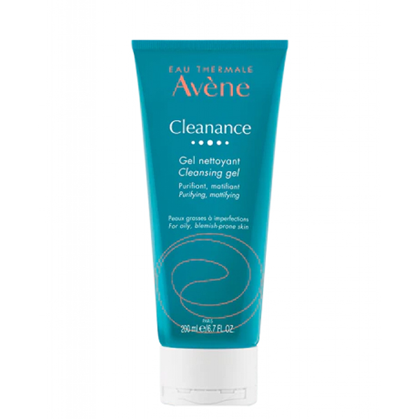 Avene Cleanance Soap Free Cleanser Gel 200Ml  أفين كلينانس جل التنظيف للبشرة الدهنية 200 مل