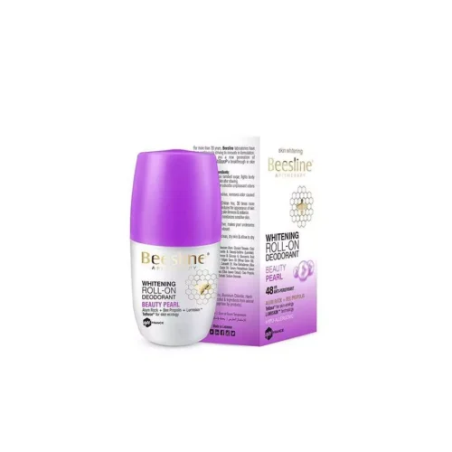 Beesline Whitening Deodorant Beauty Pearl 50Ml - بيزلين رول أون مزيل العرق لتفتيح البشرة، تألق اللؤلؤ حماية 48 ساعة