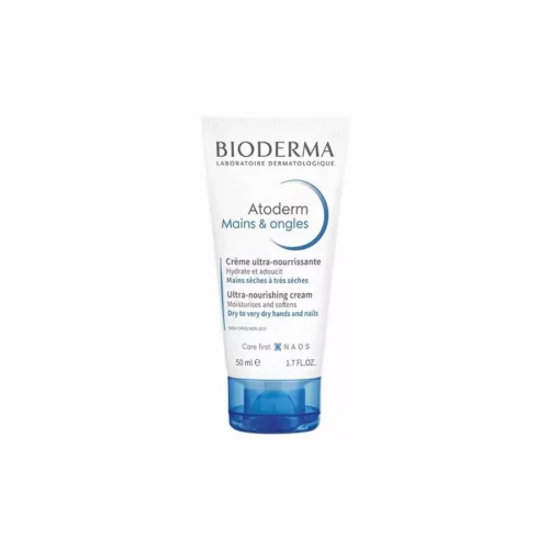Bioderma Atoderm Mains And Ongles 50 Mlبيوديرما اتوديرم كريم مرطب للأيدي والأظافر 50 مل