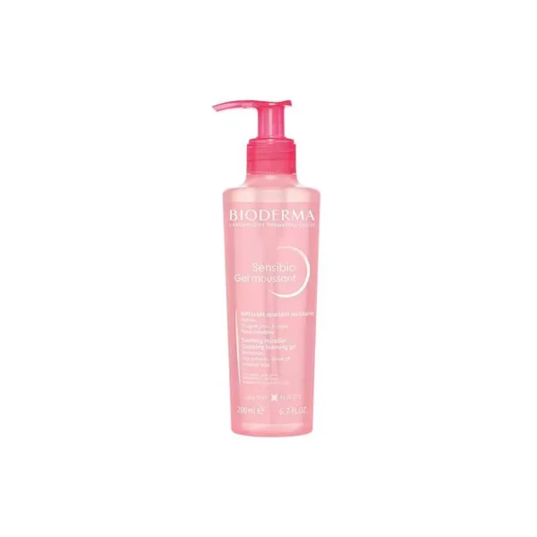 Bioderma Sensibio Mild Cleansing Foaming Gel 200Mlبيوديرما سينسيبيو جل رغوي منظف لطيف للبشرة 200 مل