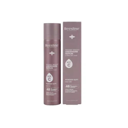 Beesline Underarm Vit C Spray Powder Soft 48h 150ML - بيزلاين بخاخ تحت الإبط فيتامين سي باودر سوفت 48 ساعة 150 مل