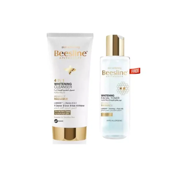 Beesline Whitening Facial Cleanser With Toner Free Offer -منظف الوجه المفتح من بيزلين مع تونر - عرض مجاني