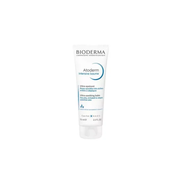 Bioderma Atoderm Intensive Bauma 75Mlبيوديرما أتوديرم بلسم الترطيب المكثف للبشرة الجافة 75 مل