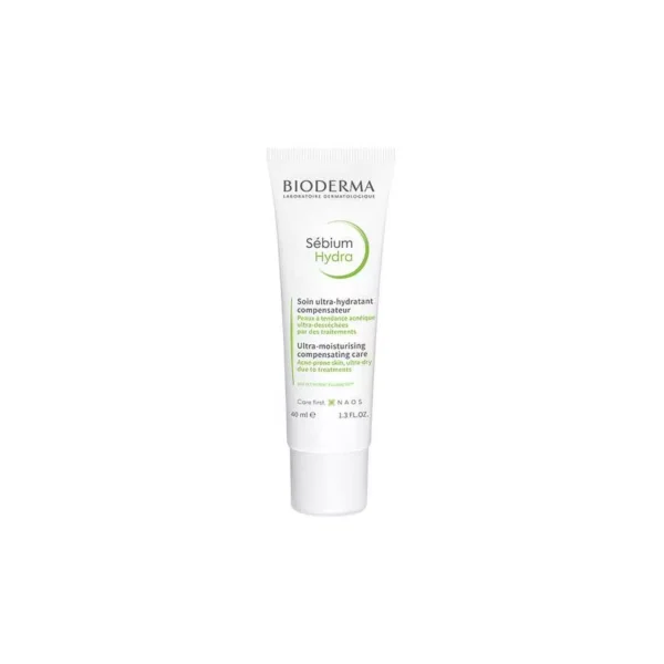 بيوديرما سيبيوم هيدرا كريم الترطيب للبشرة الدهنية 40 مل Bioderma Sebium Hydra Ultra Moisturizing Cream 40Ml