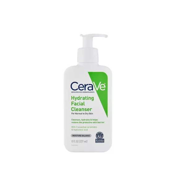Cerave Hydrating Facial Cleanser For Dry Skin 237ML سيرافي غسول الوجه للبشرة الجافة 237 مل