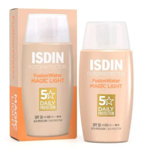 Isdin Fotoprotector Fusion Water Color Light Spf50, 50Ml ايسدين فوتو بروتيكتر فيوجن واقي شمس بلون فاتح بحماية 50، 50 مل