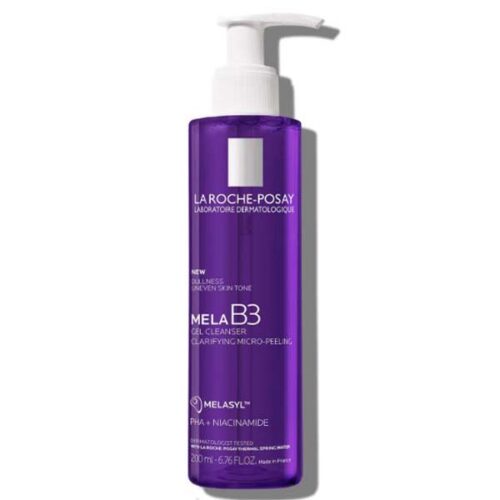 La Roche-Posay Mela B3 Micro-Peeling Cleansing Gel 200ML لاروش بوساي ميلا بي 3 جل التنظيف والتقشير الدقيق، 200 مل