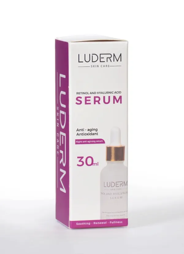Luderm Retinol+hyaluronic Acid serum 30ml سيروم لوديرم ريتينول + حمض الهيالورونيك 30 مل