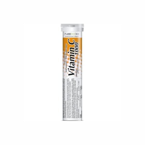 Nexx Vitamin C 1000 Mg, 20 Effervescent Tablet نيكس فيتامين ج 1000 مغ , 20 حبة فوارة
