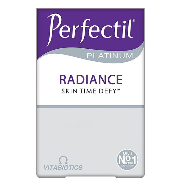 Vitabiotics Perfectil Platinum Radiance Skin Time Defy 30TABفيتابيوتيكس برفكتيل إشراقة البلاتين مكمل الجمال 30 قرص