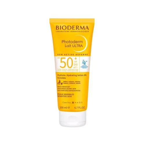 بيوديرما فوتوديرم ميلك ألترا بعامل حماية من الشمس 50+، 200 مل Bioderma Photoderm Milk Ultra Spf50+ , 200Ml
