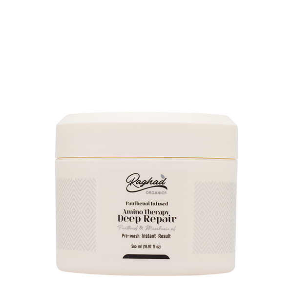 Raghad Organics Amino Therapy Deep Repair Hair Mask 500Mlرغد أمينو ثيرابي قناع الإصلاح العميق للشعر 500 مل