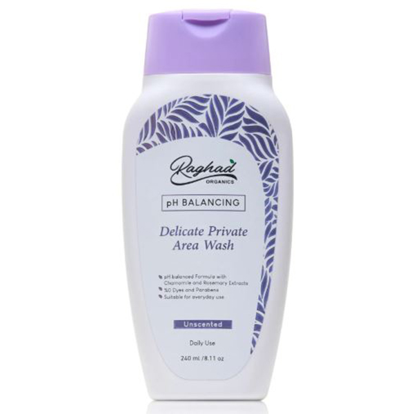 Raghad-Organics-Delicate-Private-Area-Wash-Unscented-240ML Raghad Organics Delicate Private Area Wash Unscented 240MLرغد أورجانيكس غسول للمناطق الخاصة الحساسة بدون رائحة، 240 مل