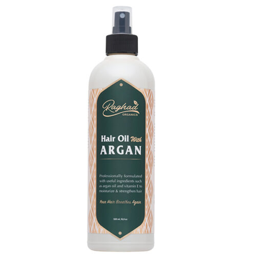 Raghad Organics Hair Oil With Argan 500Mlرغد أورجانيكس زيت الشعر بالأرغان 500 مل