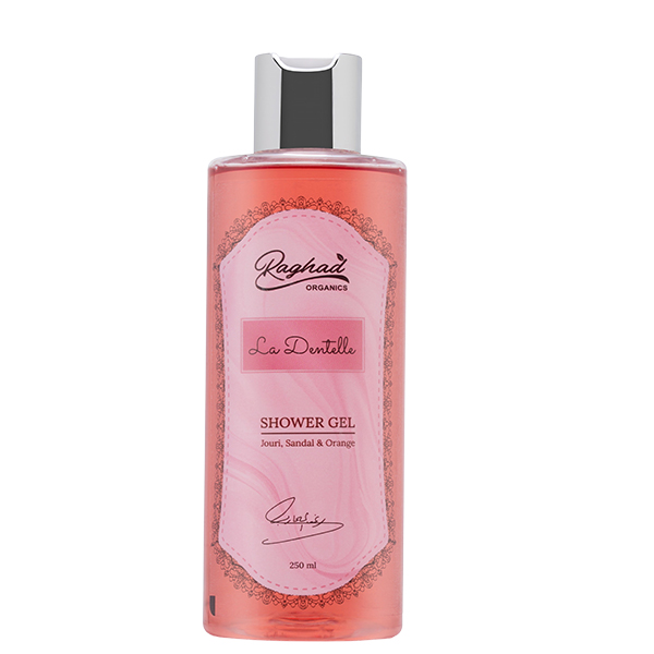 Raghad Organics La Dentelle Shower Gel 250Mlرغد أورجانيكس لادنتيل جل الاستحمام 250 مل