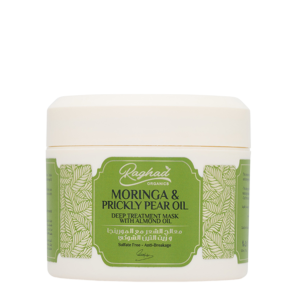 Raghad Organics Moringa & Prickly Pear Treatment 500MLرغد أورجانيكس ماسك المورينغا والتين الشوكي للشعر 500 مل