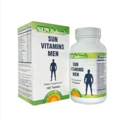 Sun Natural Sun Vitamins Men 100 Tablet صن ناتشورال فيتامينات للرجال 100 حبة