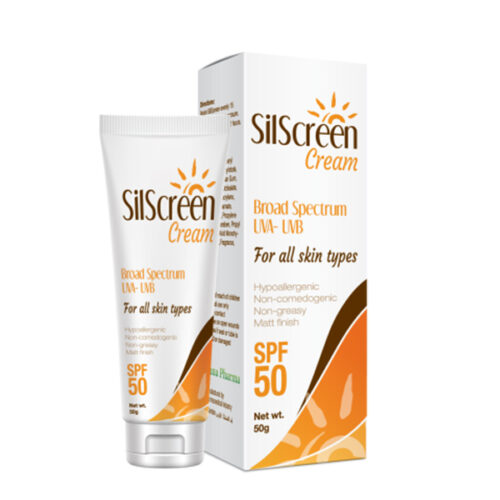 Silscreen Sun Cream Spf50+, 50G سيلسكرين كريم الحماية من أشعة الشمس SPF50 +، 50G
