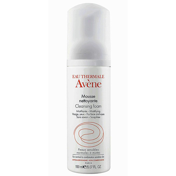 Avene Mousse Cleanser Soap Free Foam 150Ml أفين موس غسول رغوي لتنظيف الوجه 150مل