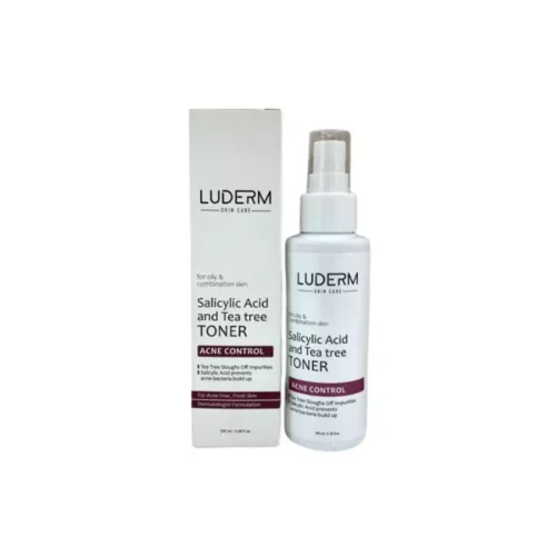 Luderm Salicylic Acid & Tea Tree Acne Control Toner 100Ml لوديرم تونر البشرة الدهنية للتحكم بالحبوب 100 مل