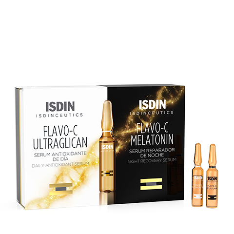 Isdin Flavo C Ultraglican With Flavo C Melatonin 10+10 Ampule