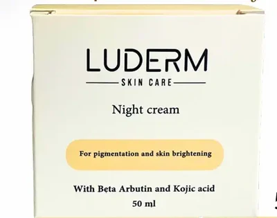 luderm night  cream 50 لوديرم كريم التفتيح الليلي ml