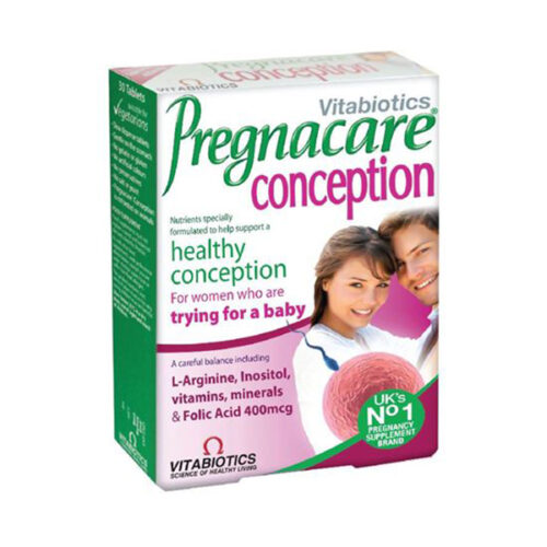 Vitabiotics Pregnacare Conception 30 Tablet فيتابيوتيكس بريجناكير كونسيبشن للمساعدة في دعم الحمل 30 قرص