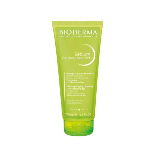 بيوديرما سيبيوم أكتيف جل رغوي 200 مل Bioderma Sebium Active Foaming Gel 200ML
