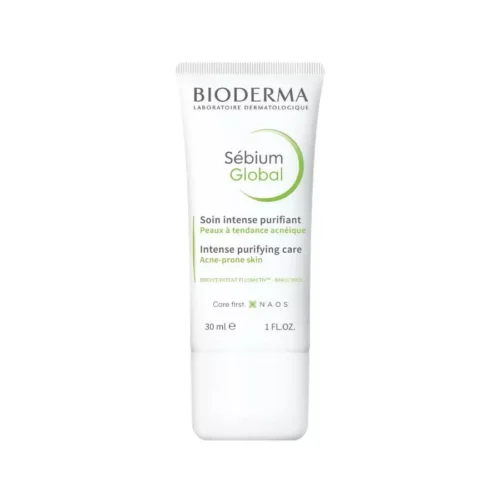 بيوديرما سيبيوم جلوبال كريم تنقية البشرة الدهنية والمختلطة 30 ملBioderma Sebium Global Purifying Care Cream 30Ml