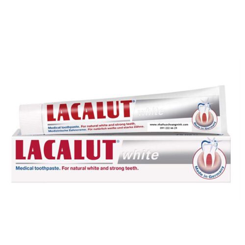 Lacalut White ToothPaste 75Ml -  لاكولوت معجون الأسنان الأبيض 75Ml