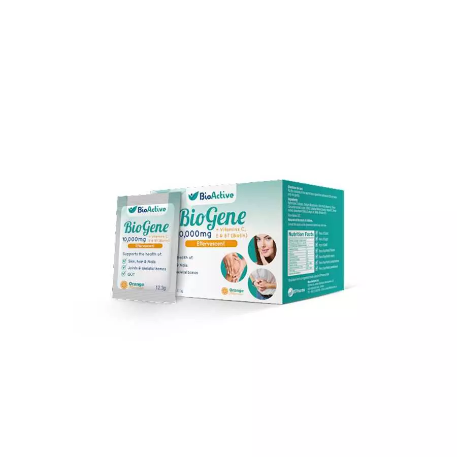 Bt Pharma Biogene Collagen 10.000Mg, 24 Effervescent Sachet بيوجين ...